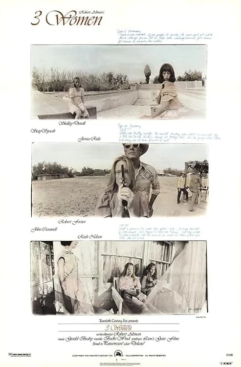 3 Women film posteri